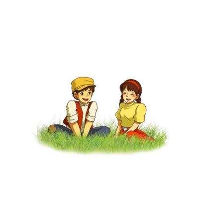 高清可爱萌的情侣头像两小孩子卡通 动漫头像情侣可爱萌