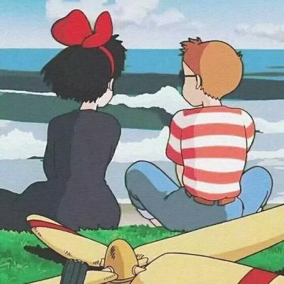 高清可爱萌的情侣头像两小孩子卡通 动漫头像情侣可爱萌