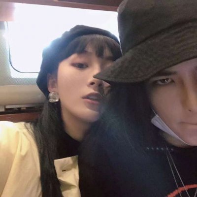 高清很潮两张一组的真人情头 高清版情头真人