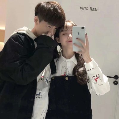 高清很潮两张一组的真人情头 高清版情头真人