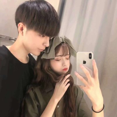 高清很潮两张一组的真人情头 高清版情头真人