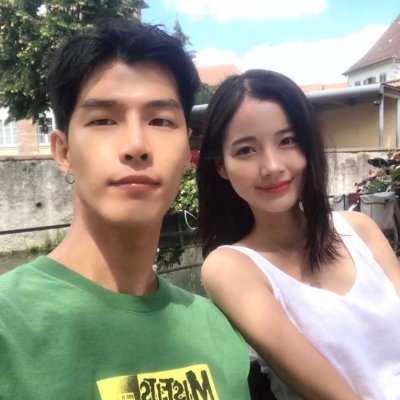 高清很潮两张一组的真人情头 高清版情头真人