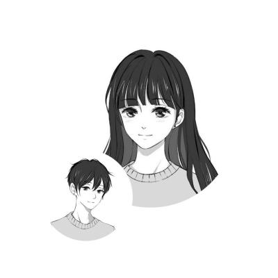 大图加小图创意微信头像情侣系列 创意微信情侣头像