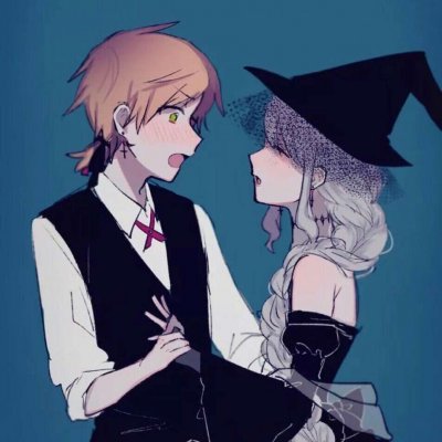 高清好看的魔女养成系列情侣图片头像 情侣头像魔女系