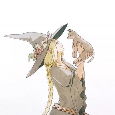 高清好看的魔女养成系列情侣图片头像 情侣头像魔女系
