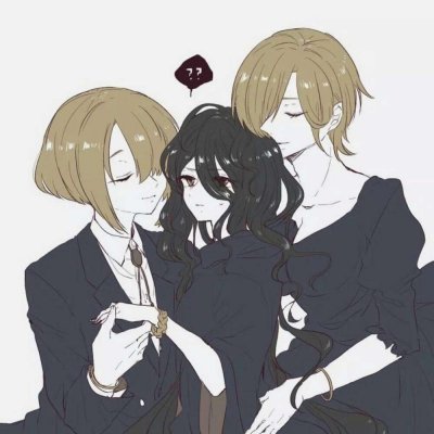 高清好看的魔女养成系列情侣图片头像 情侣头像魔女系