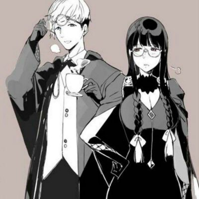 高清好看的魔女养成系列情侣图片头像 情侣头像魔女系