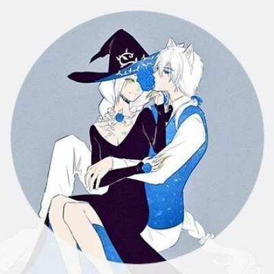高清好看的魔女养成系列情侣图片头像 情侣头像魔女系