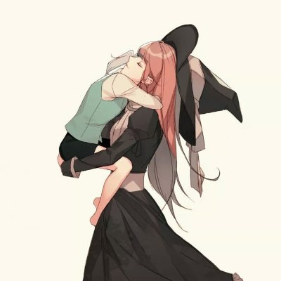 高清好看的魔女养成系列情侣图片头像 情侣头像魔女系