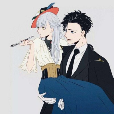 高清好看的魔女养成系列情侣图片头像 情侣头像魔女系