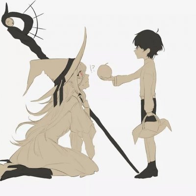 高清好看的魔女养成系列情侣图片头像 情侣头像魔女系