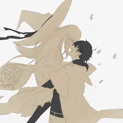 高清好看的魔女养成系列情侣图片头像 情侣头像魔女系