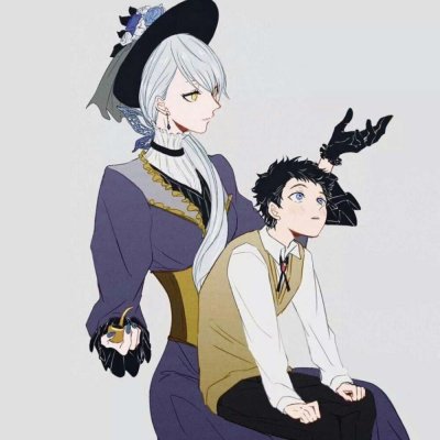 高清好看的魔女养成系列情侣图片头像 情侣头像魔女系