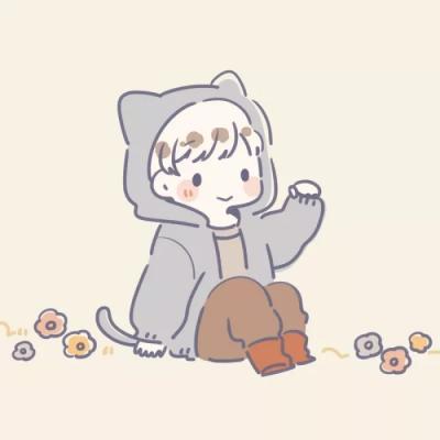 高清可爱的动漫情头一男一女图片 动漫可爱情头一男一女