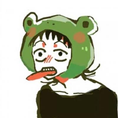 高清动漫情侣头像呆萌两张配对 情头动漫两张分开呆萌