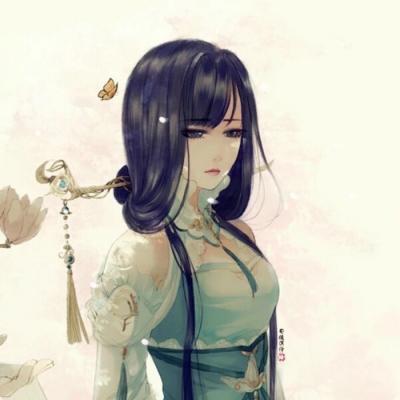 高清绝美的分开的两张古风情侣头像 绝美古风情侣头像两张