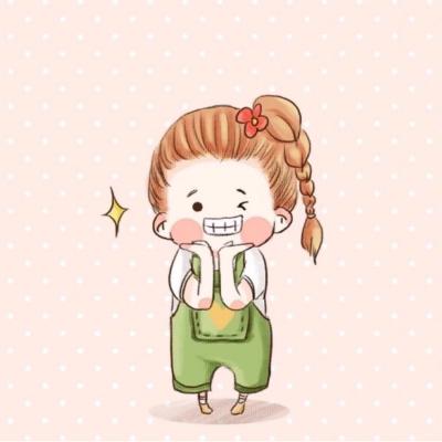 高清好看有爱的卡通情侣头像图片 情侣卡通头像一左一右