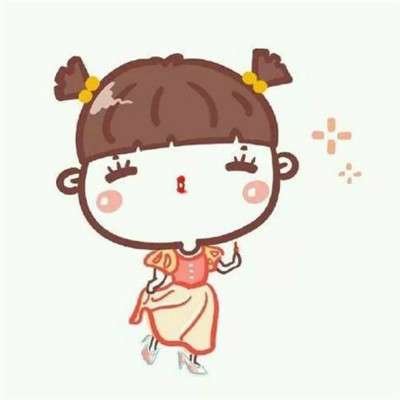高清可爱的卡通情侣头像一左一右