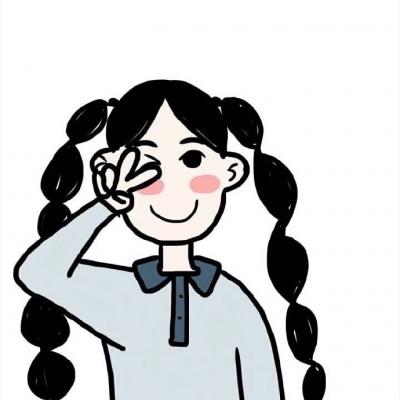 高清好看的简约卡通情侣微信头像 简约微信情侣头像一对