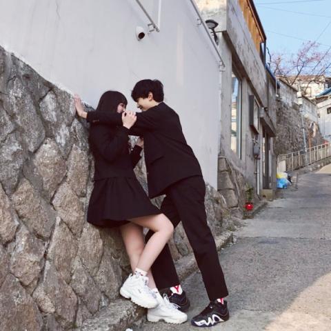 高清小清新画风唯美情侣头像图片 情侣头像清纯阳光一对