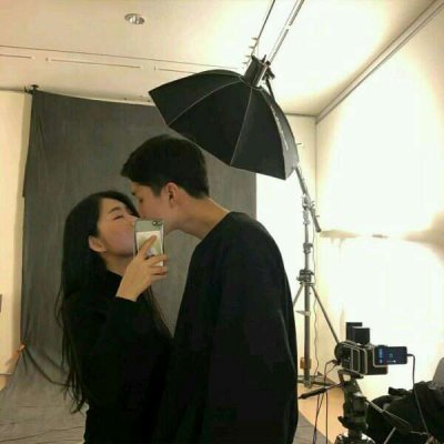 好看的真人搞怪情侣头像 搞怪情侣头像一对两张高清图