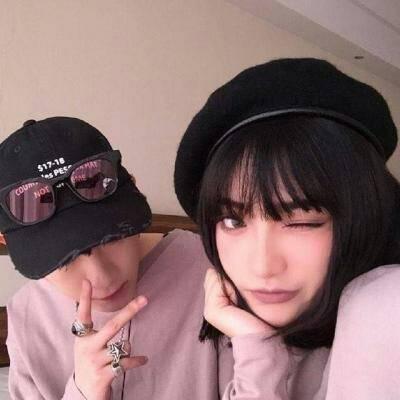 高清好看的最新韩潮情侣头像图片 情侣头像潮流韩版