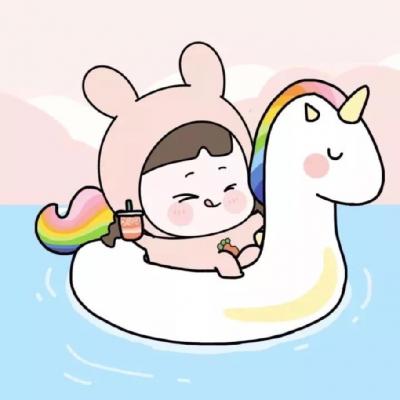 高清可爱的超萌卡通情侣头像一男一女 微信情侣头像一男一女