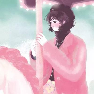 4组高清好看的简单漫画情侣头像图片