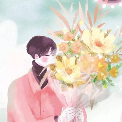 4组高清好看的简单漫画情侣头像图片