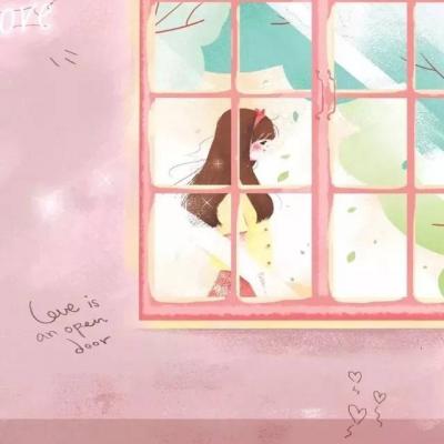 4组高清好看的简单漫画情侣头像图片