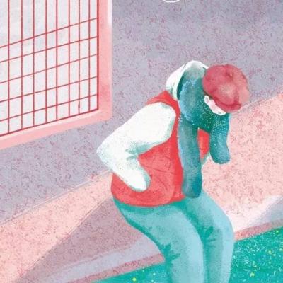 4组高清好看的简单漫画情侣头像图片