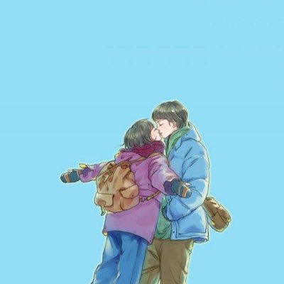 高清好看温暖的动漫情侣头像 漫画情侣头像一对两张