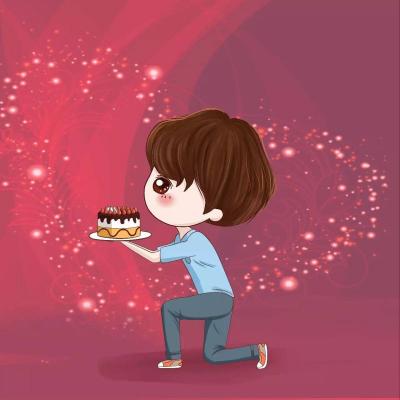 高清可爱的一男一女情侣卡通头像超萌