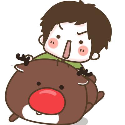 呆萌可爱的牛轰轰情侣头像高清 牛轰轰情侣头像一对