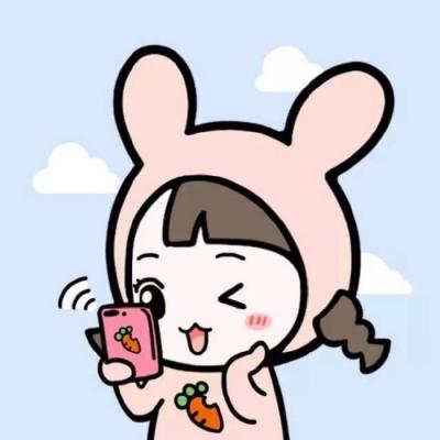 萌卡通情侣头像一对两张