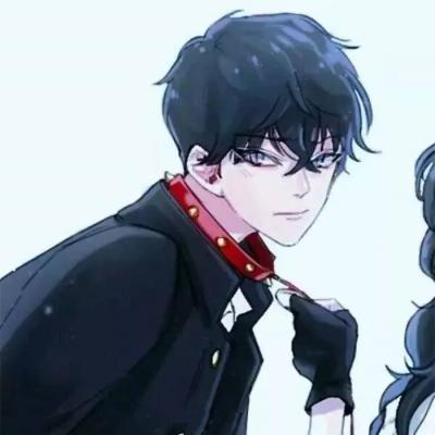 高清帅气冷漠情侣动漫头像图片 动漫情侣头像帅气冷漠