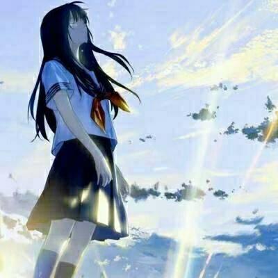 高清动漫小清新情头好看 小清新动漫情侣头像一对