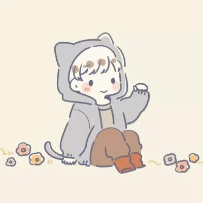 动漫情侣头像一男一女可爱高清图片头像 情头动漫一男一女可爱