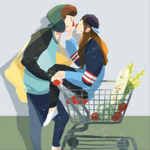 高清好看的甜腻爱情 动漫情侣头像浪漫两人一张