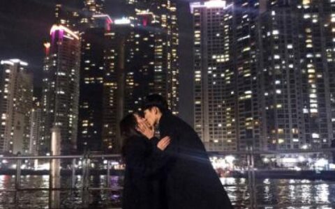 高清小清新风格双人情头 小清新情侣头像一对