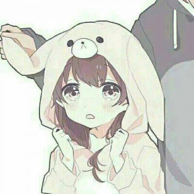 可爱卖萌撒波狗粮 可爱情侣头像卡通萌一对
