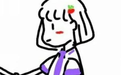 高清创意的情侣简笔画可爱头像一男一女 创意简笔画情侣头像图片