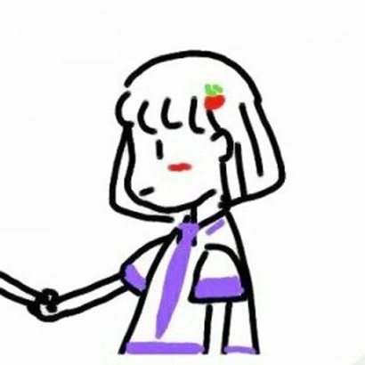 高清创意的情侣简笔画可爱头像一男一女 创意简笔画情侣头像图片
