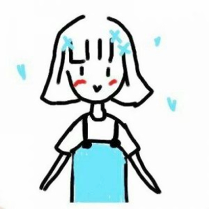 高清创意的情侣简笔画可爱头像一男一女 创意简笔画情侣头像图片
