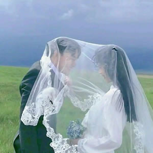 高清唯美的礼服婚纱头像情侣图片 情侣头像婚纱照