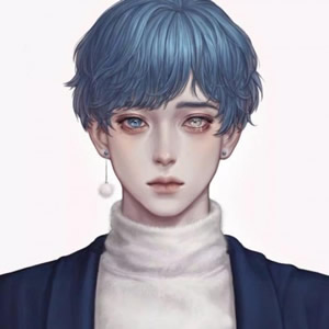 高清一男一女动漫情头冷酷型的 情侣头像冷酷动漫头像