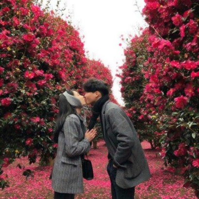 高清有意境的情头 意境情侣头像一左一右