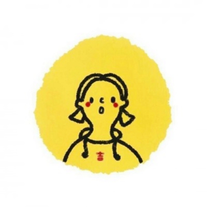 高清手绘的一对简笔画一左一右头像图片 男女简笔画情侣头像